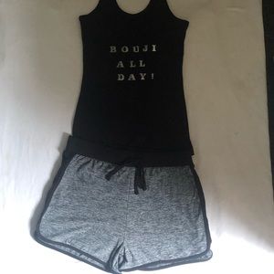 Shorts and tank top are shirt top outfit